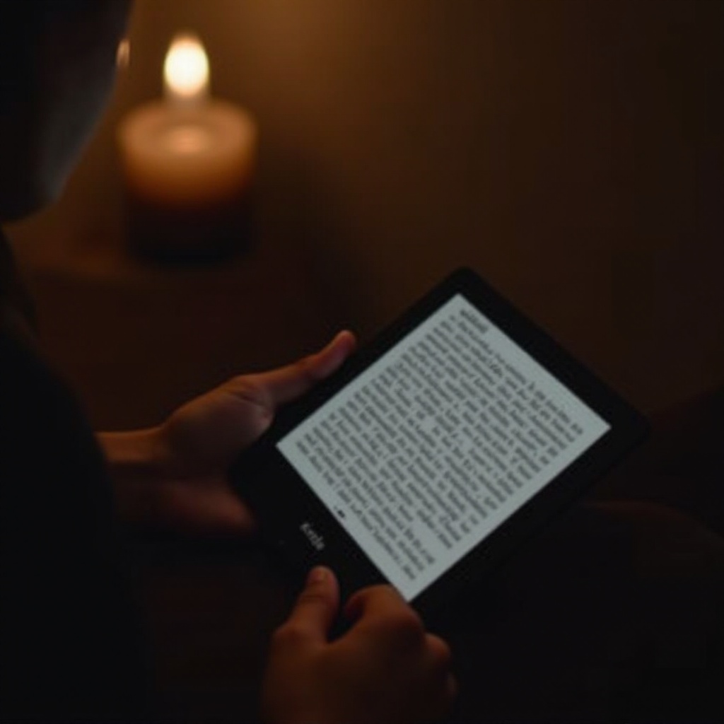 does kindle paperwhite have dark mode